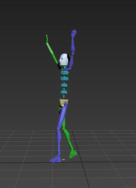 goalkeeper celebrate 9 in 1 3D model_8