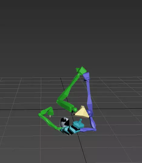 goalkeeper celebrate 9 in 1 3D model_0