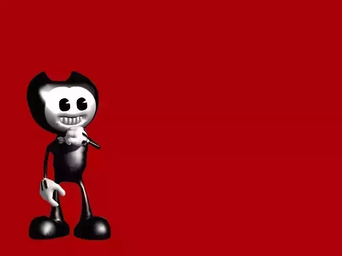 Bendy and ink machine hd wallpaper 3D model