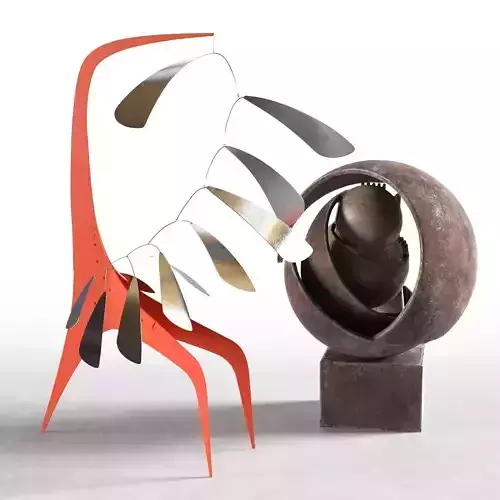 Aluminium Leaves and Sfera Scomposta