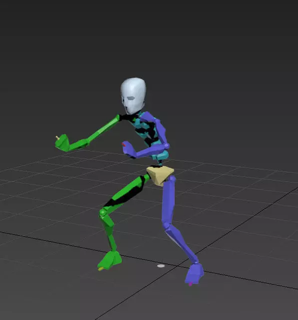 goalkeeper celebrate 8in1 3D model_0