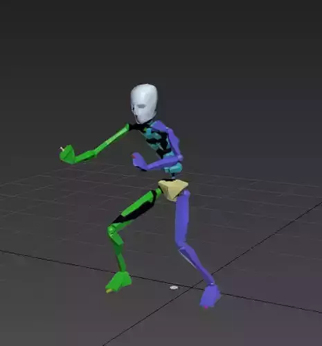 goalkeeper celebrate 8in1 3D model