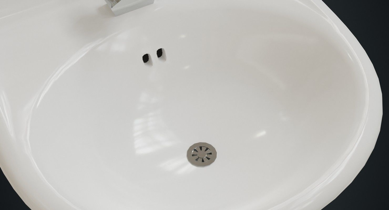 Sink 1A Low-poly 3D model_5