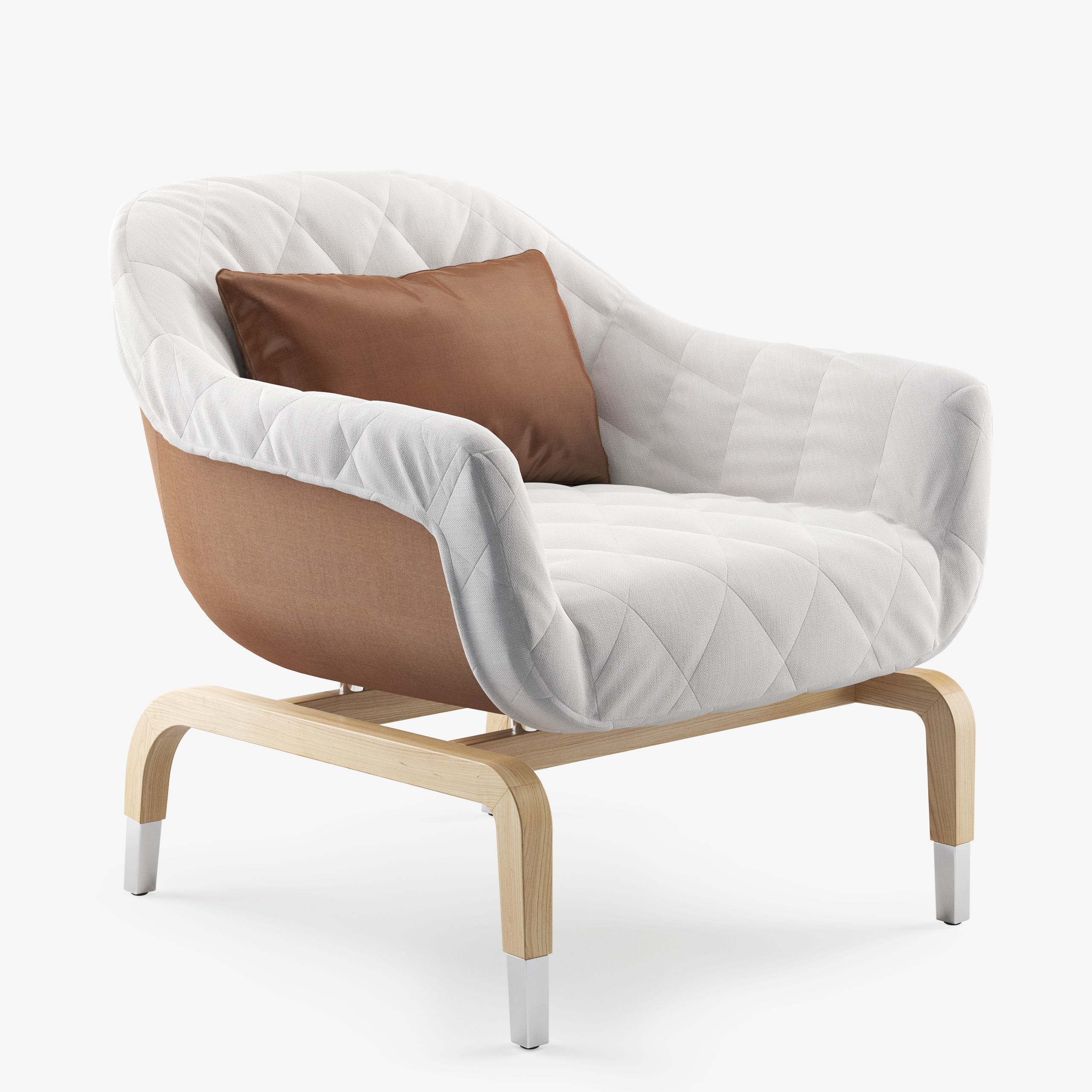 armchair SMANIA FIGI 3D model_2