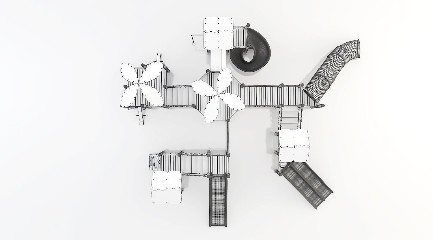 kids child playground 3d model 3D model_5