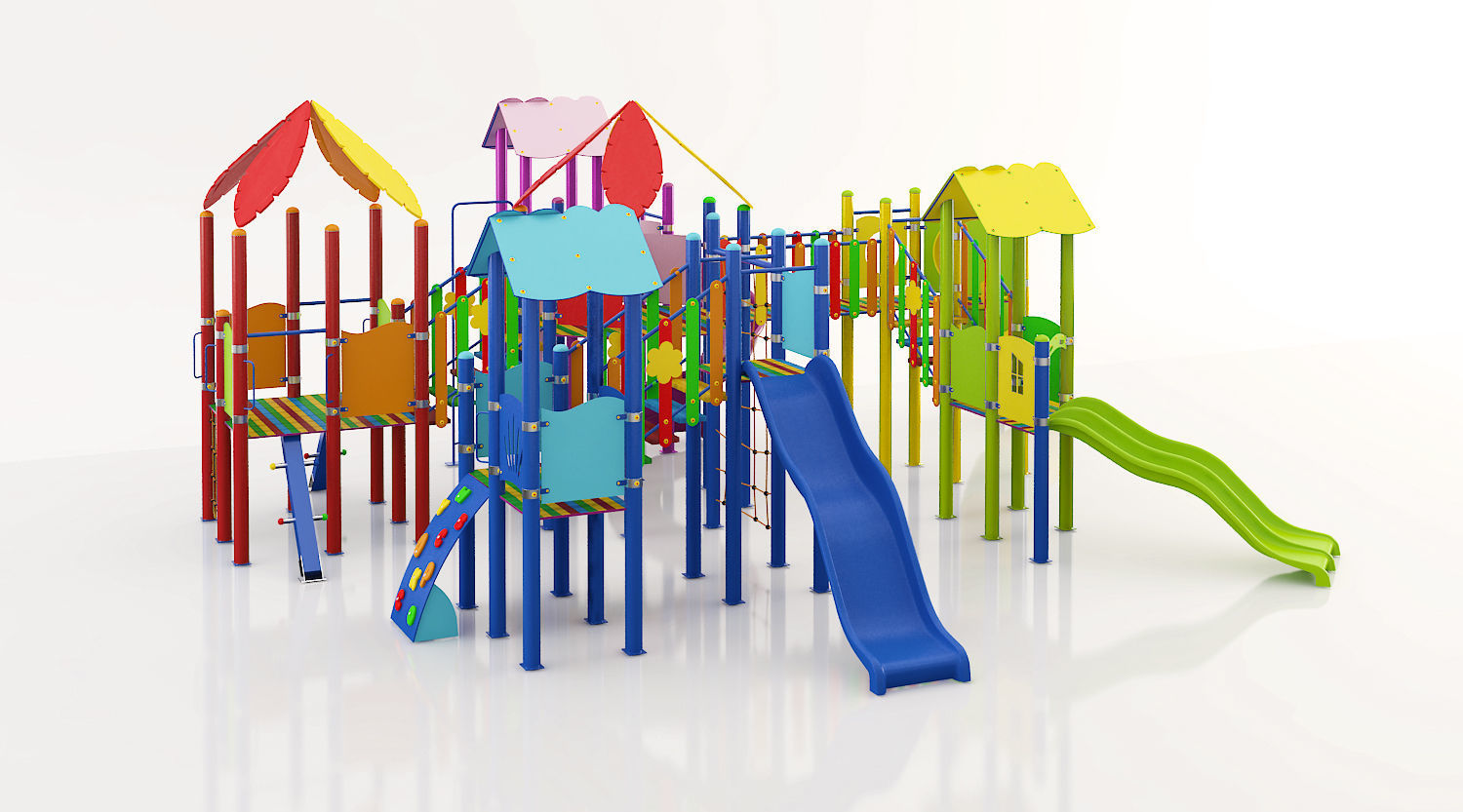 kids child playground 3d model 3D model_2
