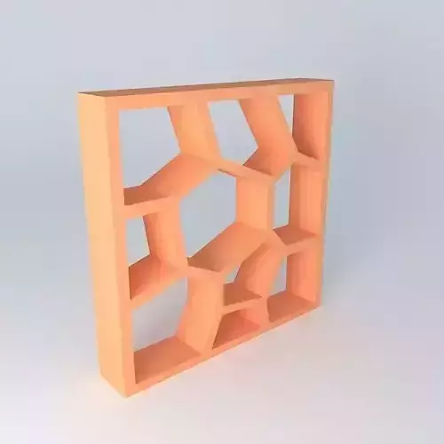 Fabio bookcase orange for bookkeeping 