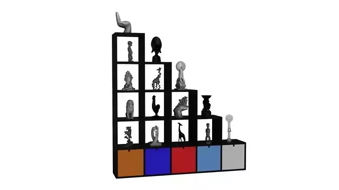 Kartell polvara modular bookshelf