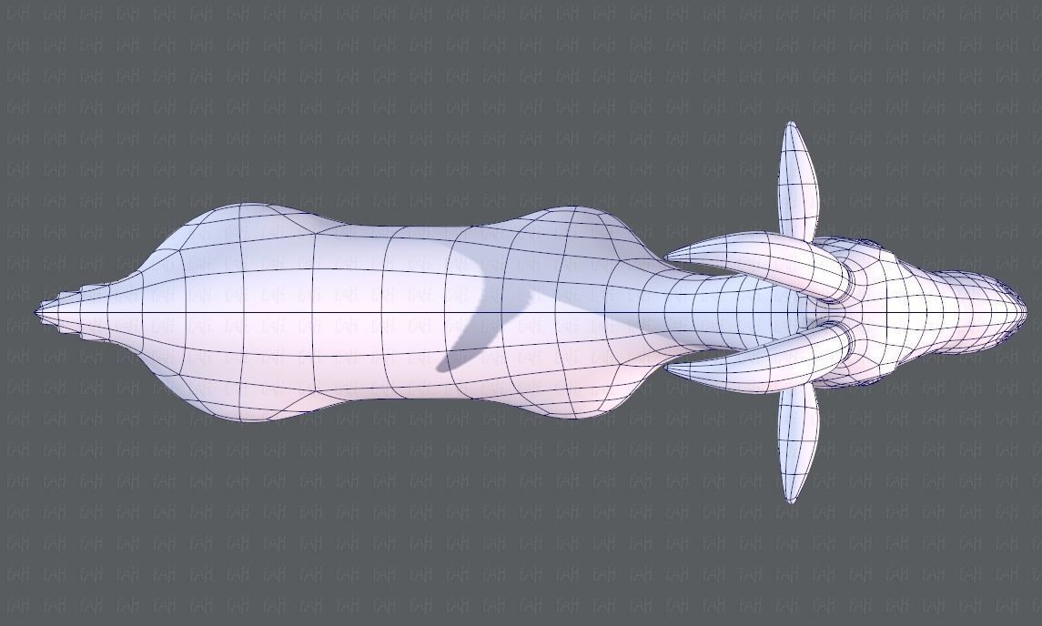 Goat V01 Low-poly 3D model_34