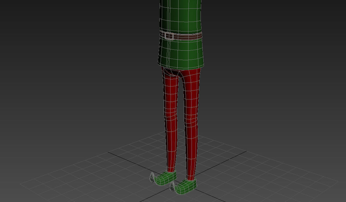 CartoonMan026 Elf 3D model_15