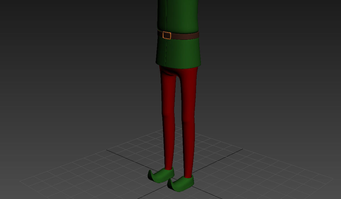 CartoonMan026 Elf 3D model_14