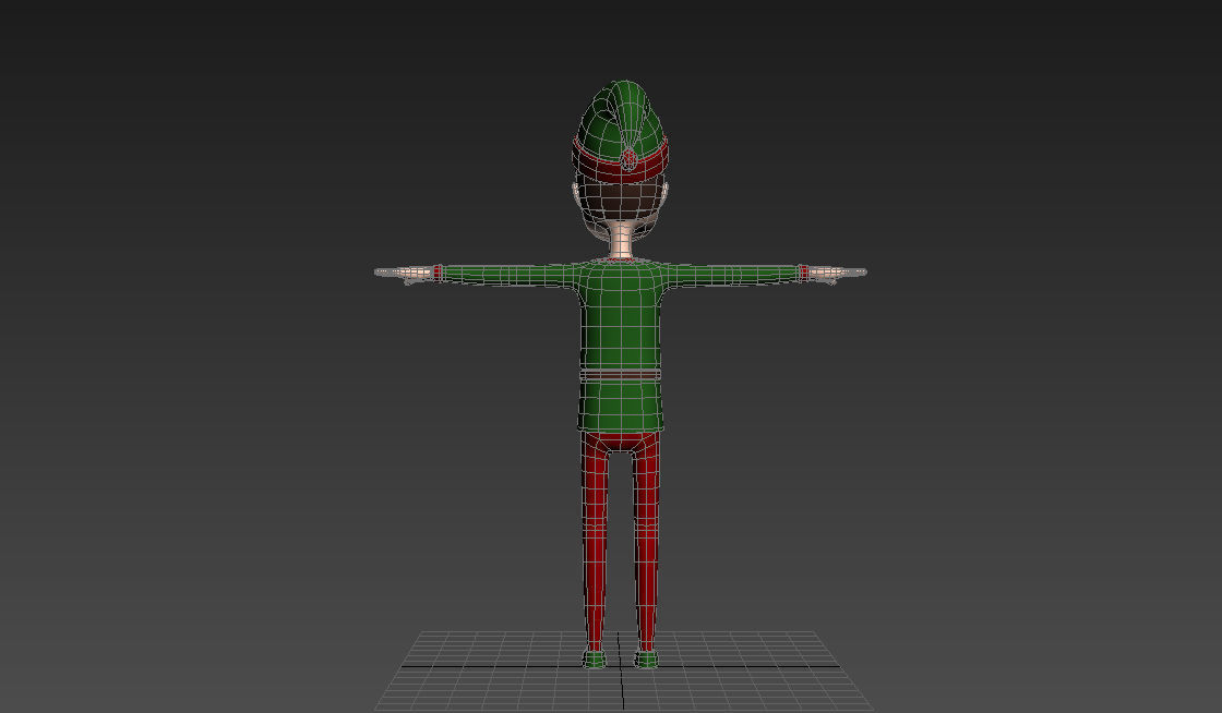 CartoonMan026 Elf 3D model_19