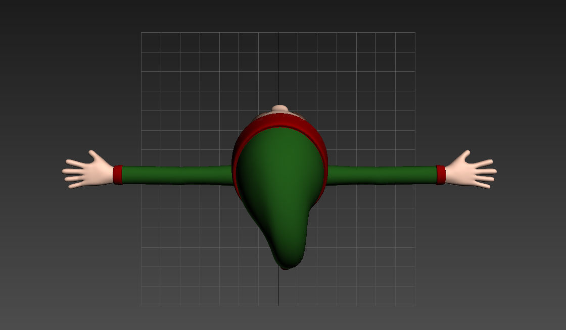 CartoonMan026 Elf 3D model_20