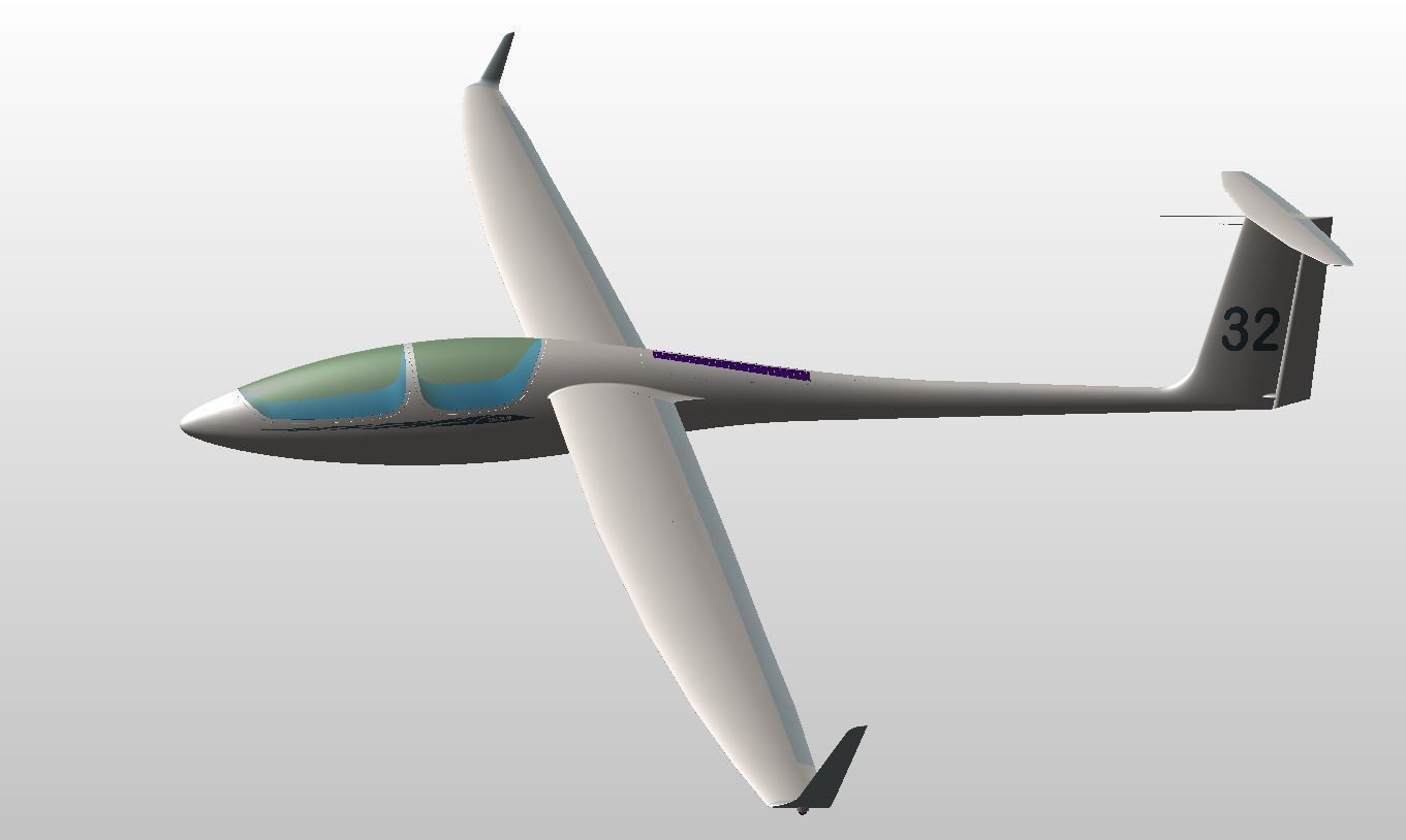 ASG32 Mi  Glider 3D model_3