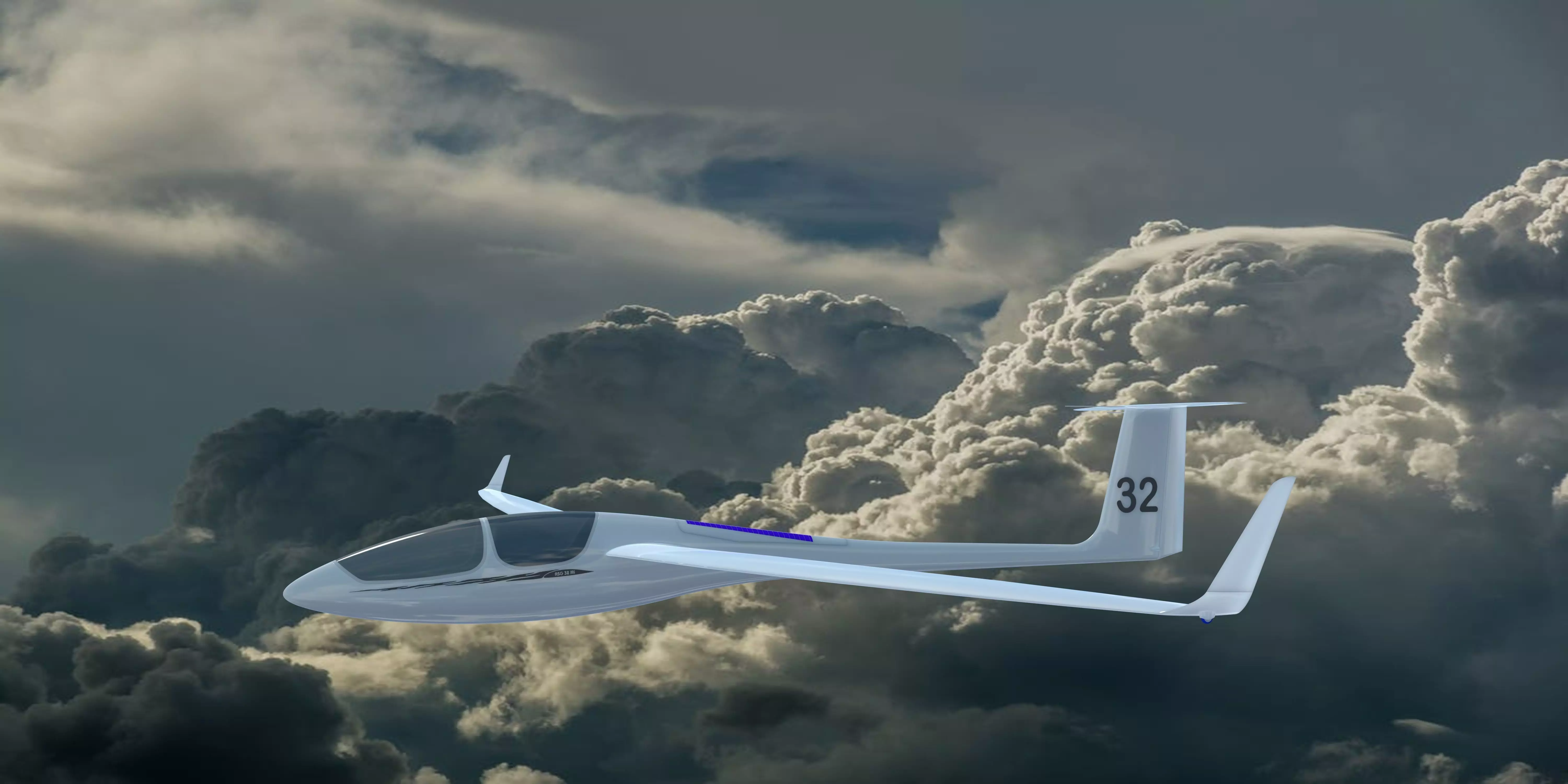 ASG32 Mi  Glider 3D model_0