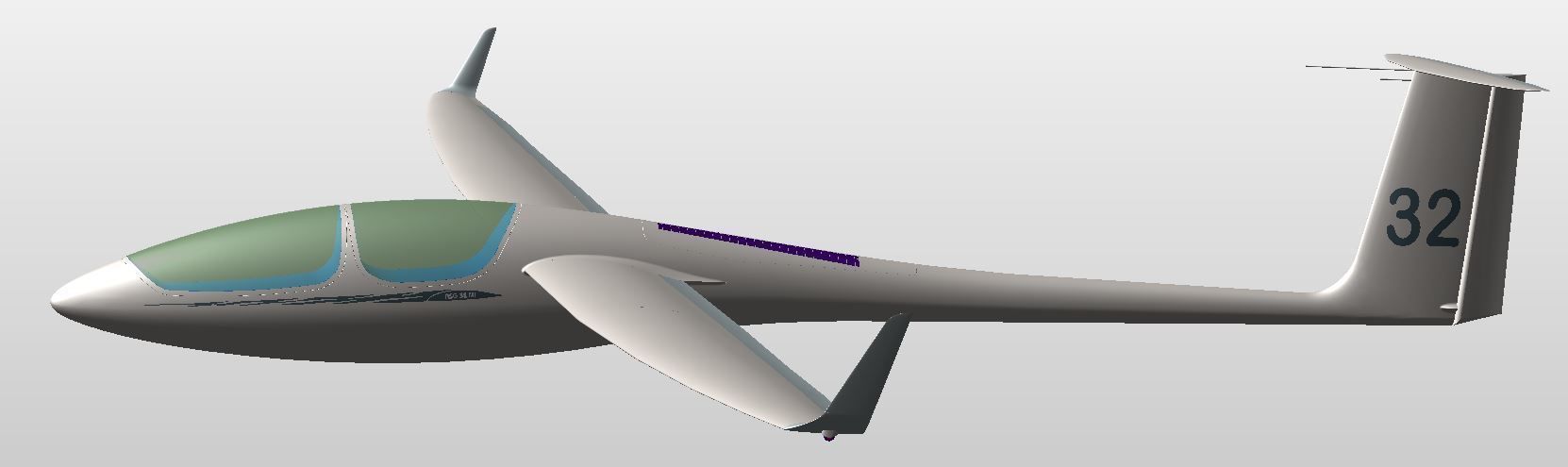 ASG32 Mi  Glider 3D model_5