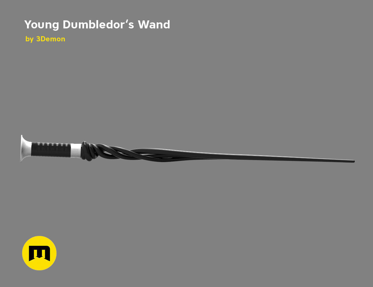 New Wand - Young Albus Dumbledore 3D print model_4