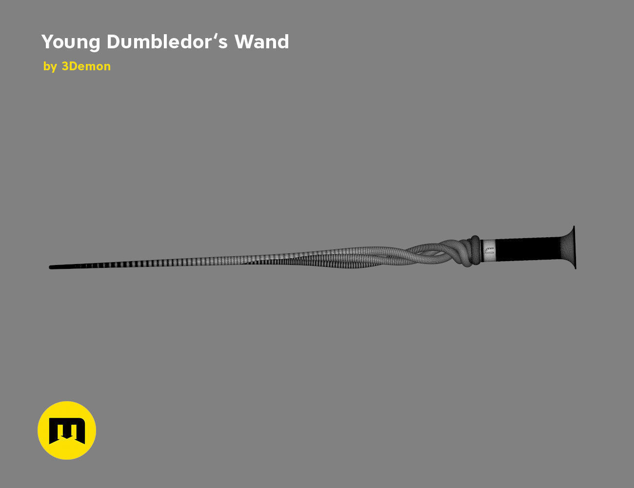 New Wand - Young Albus Dumbledore 3D print model_9