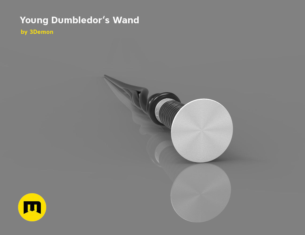 New Wand - Young Albus Dumbledore 3D print model_5