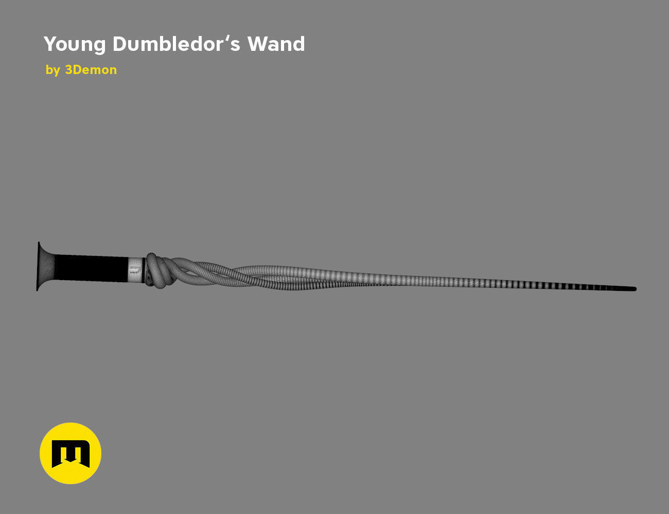 New Wand - Young Albus Dumbledore 3D print model_7