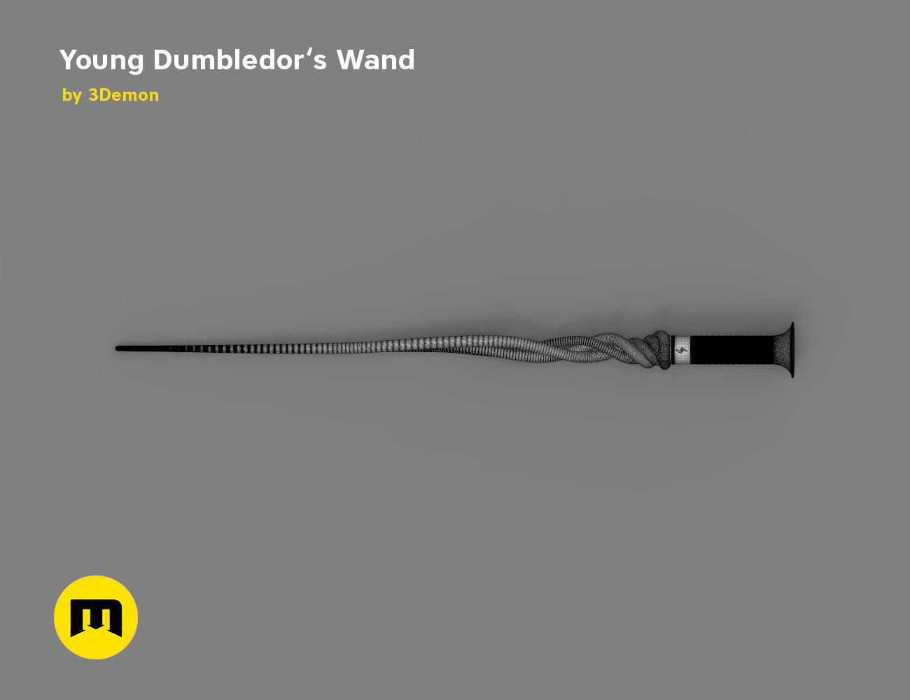 New Wand - Young Albus Dumbledore 3D print model_13