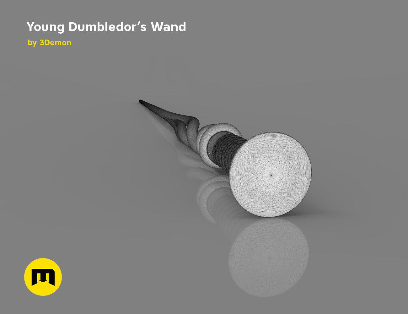 New Wand - Young Albus Dumbledore 3D print model_11
