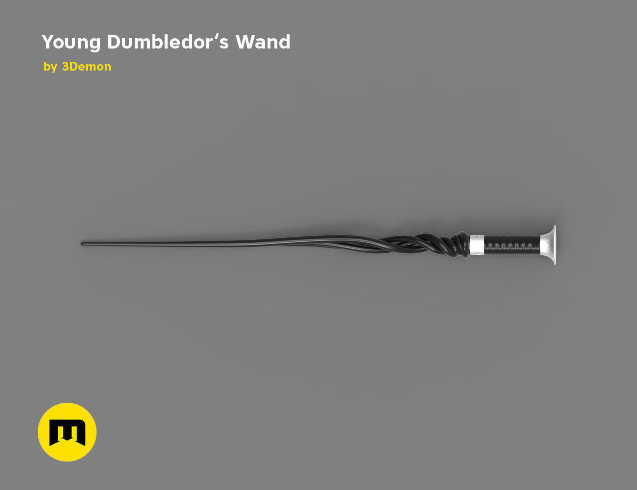 New Wand - Young Albus Dumbledore 3D print model_14