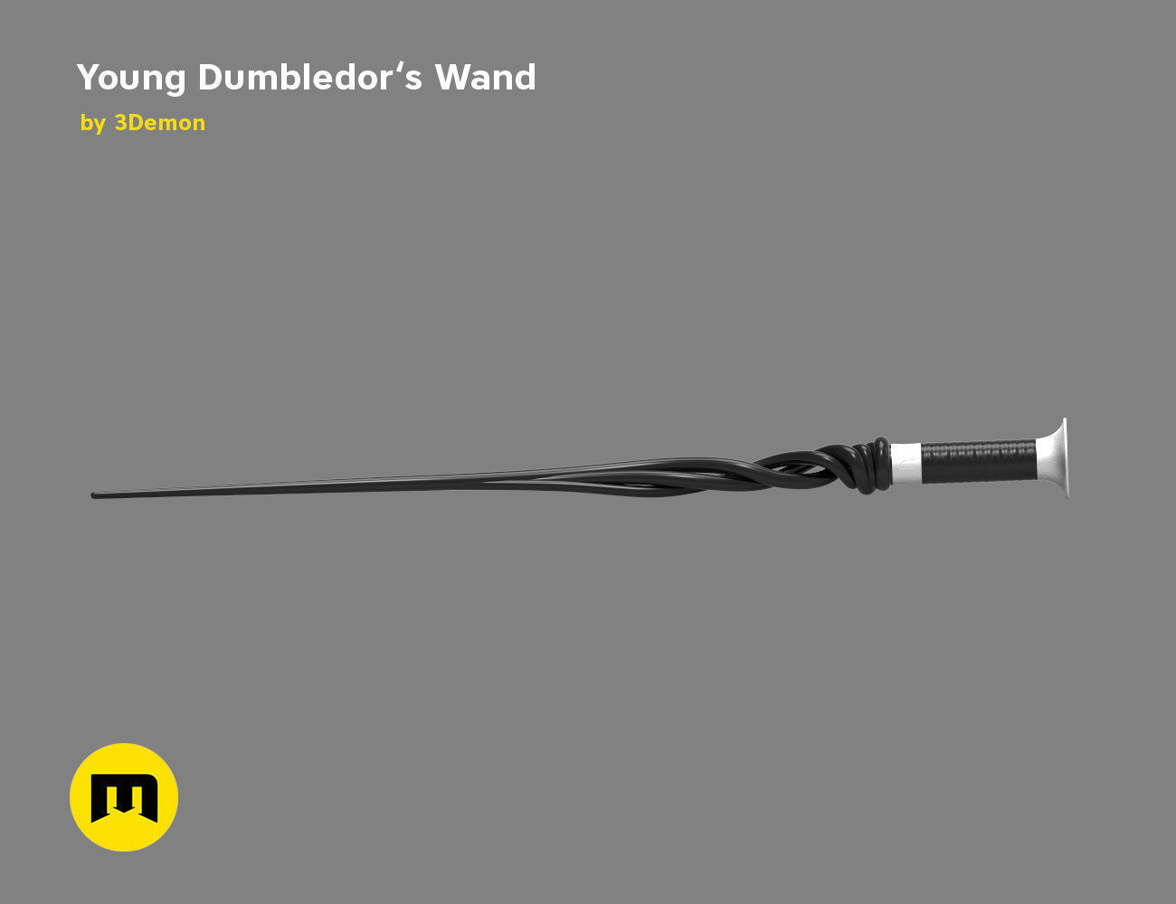New Wand - Young Albus Dumbledore 3D print model_8