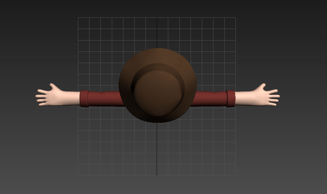 CartoonMan027 Camping Man 3D model_20