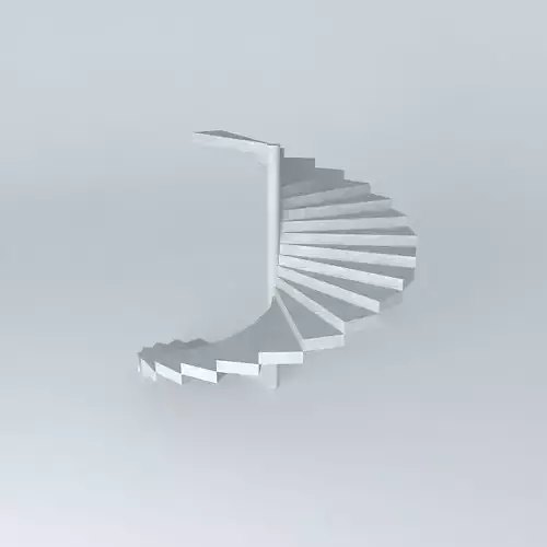 Architectural spiral staircase   Free 3D model