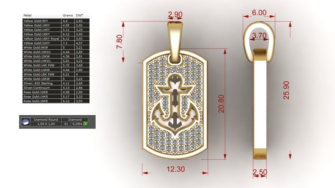 Necklace For Men  3D print model_1