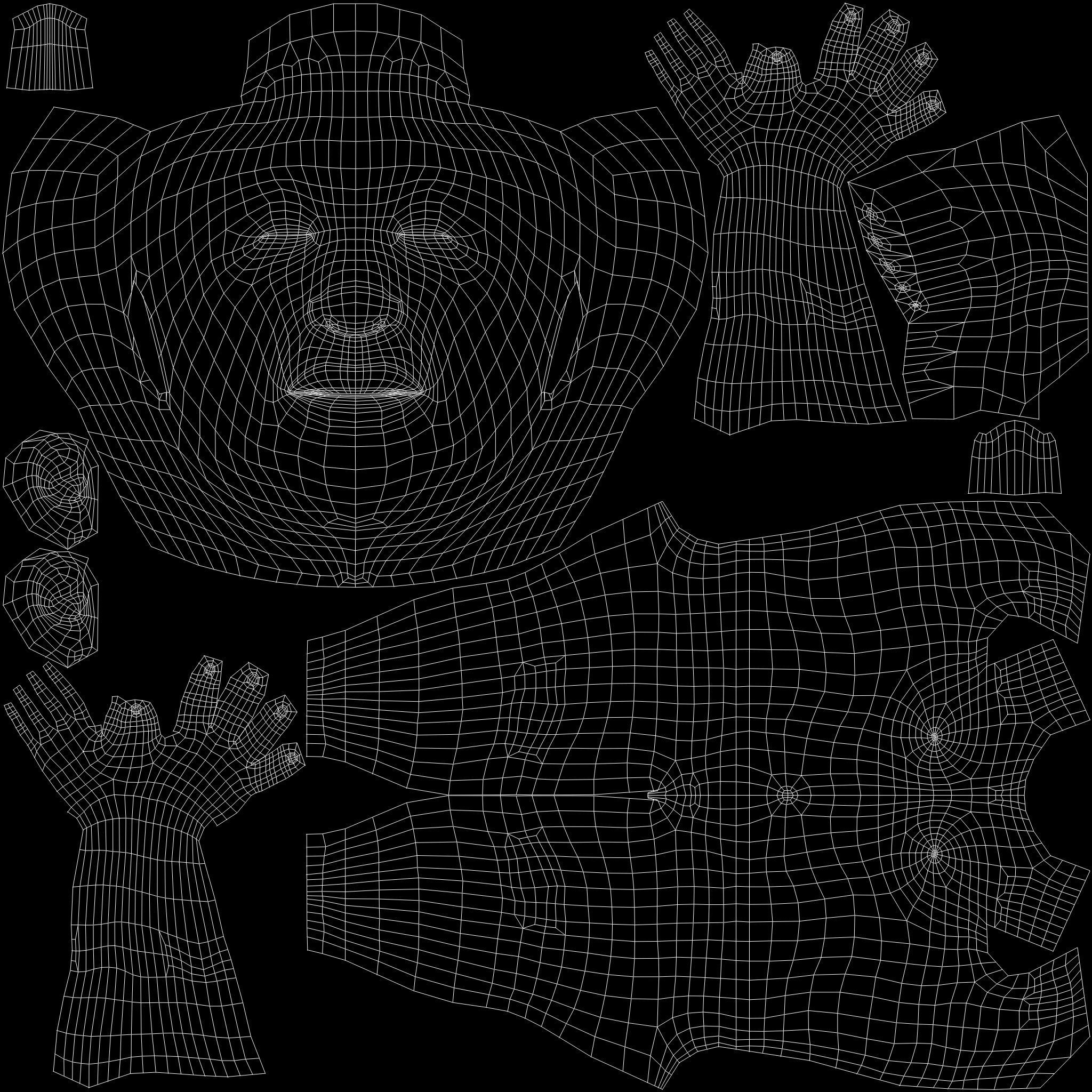 Male-character soccer player Low-poly 3D model_4