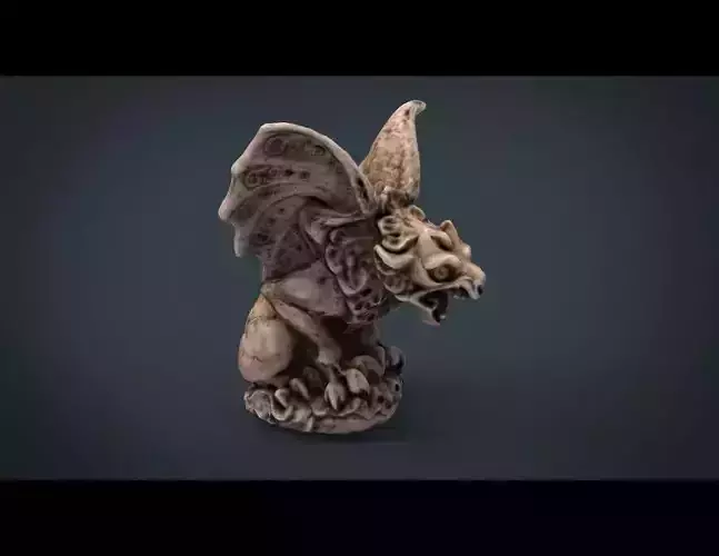 Gargoyle statue 3D model
