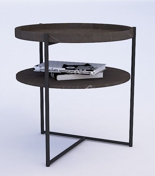 Circle table 3D model_1