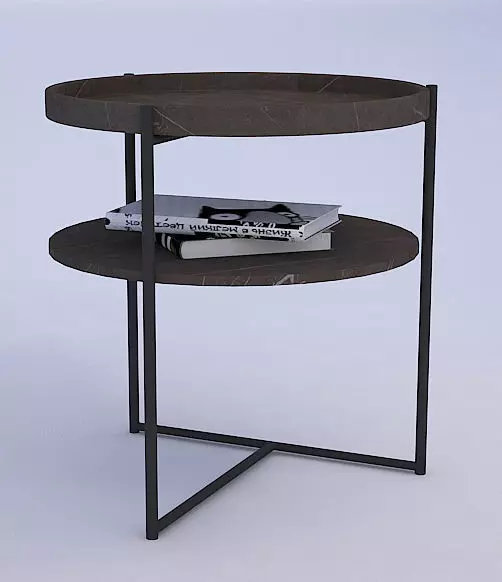 Circle table 3D model_0