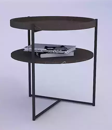Circle table 3D model