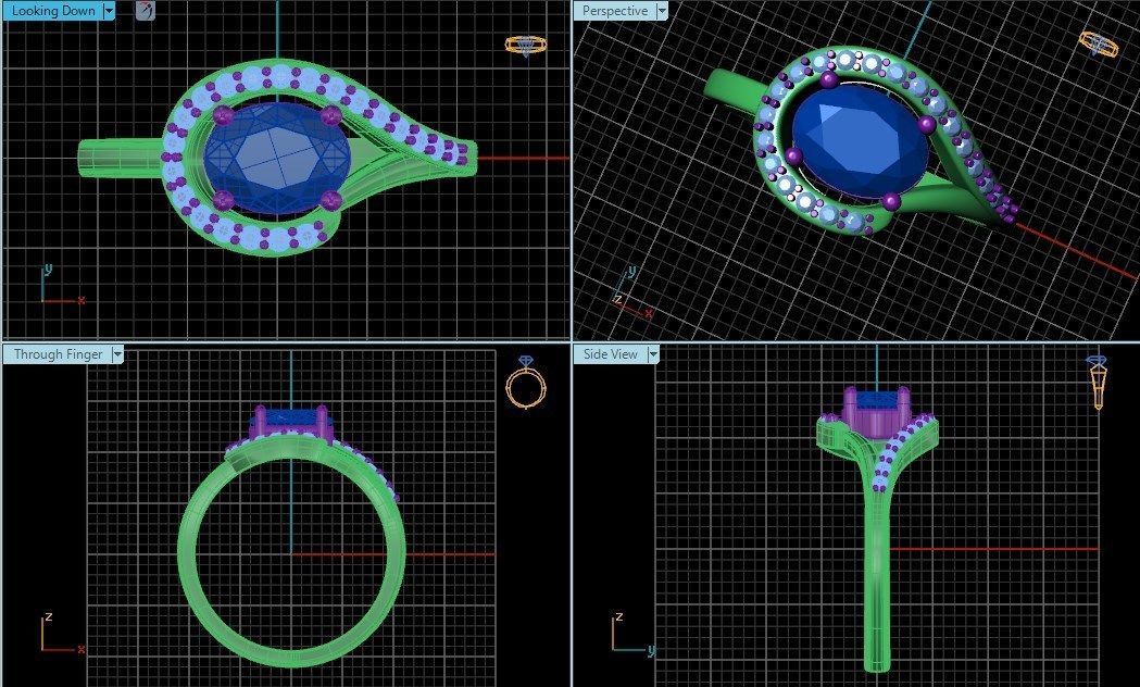 Ring 50 3D print model_3