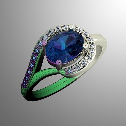 Ring 50 3D print model_1