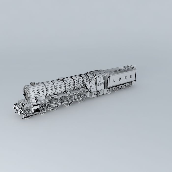 Flying Scotsman Free 3D model_4