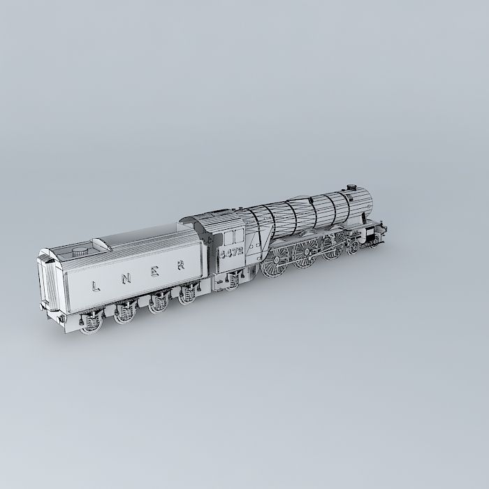 Flying Scotsman Free 3D model_3