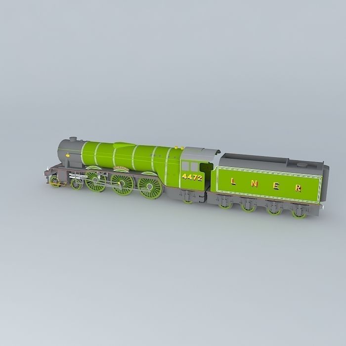 Flying Scotsman Free 3D model_1