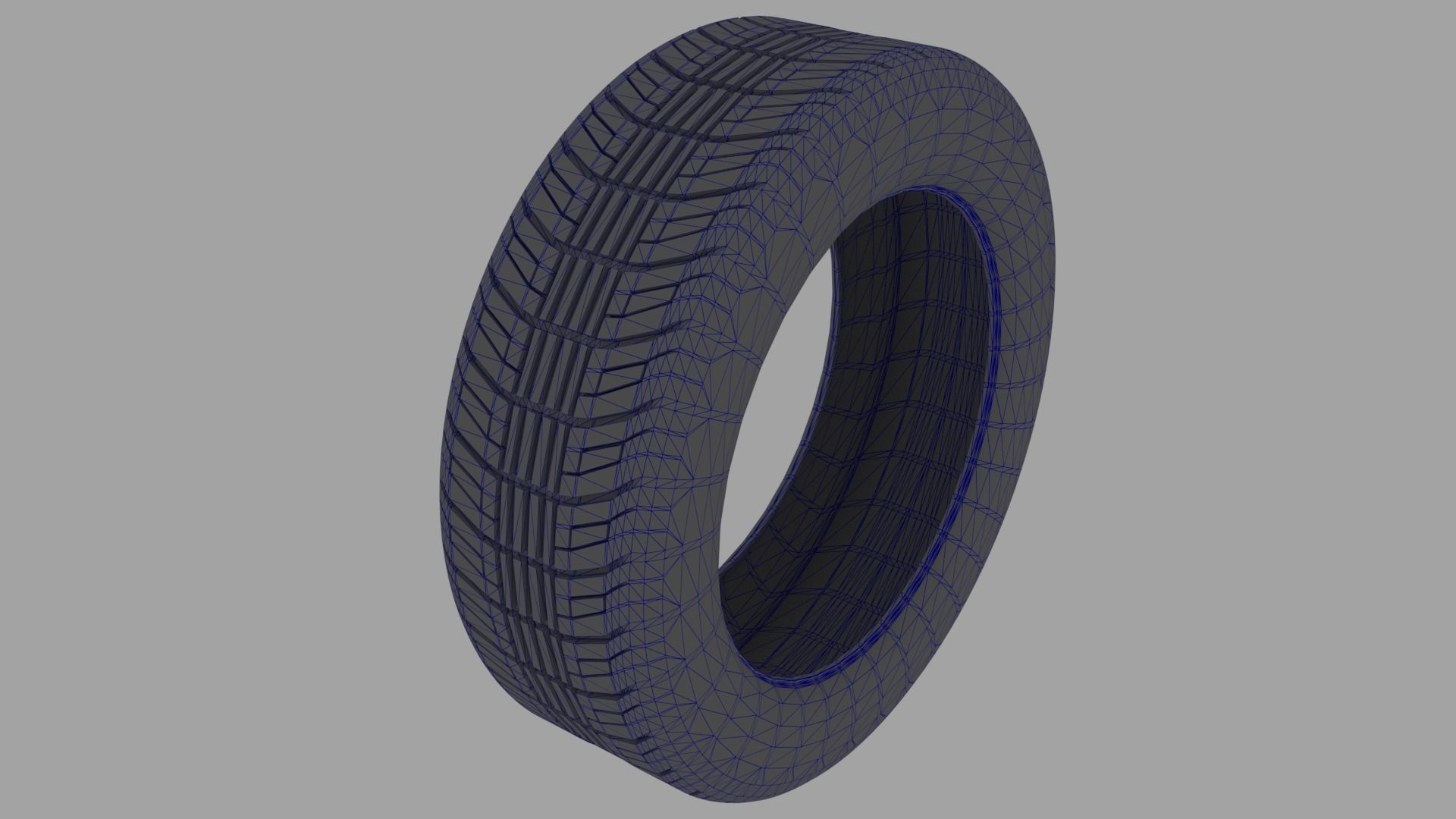 Generic Car Tire 3D model_1