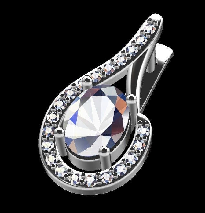 Earrings 50 3D print model_10