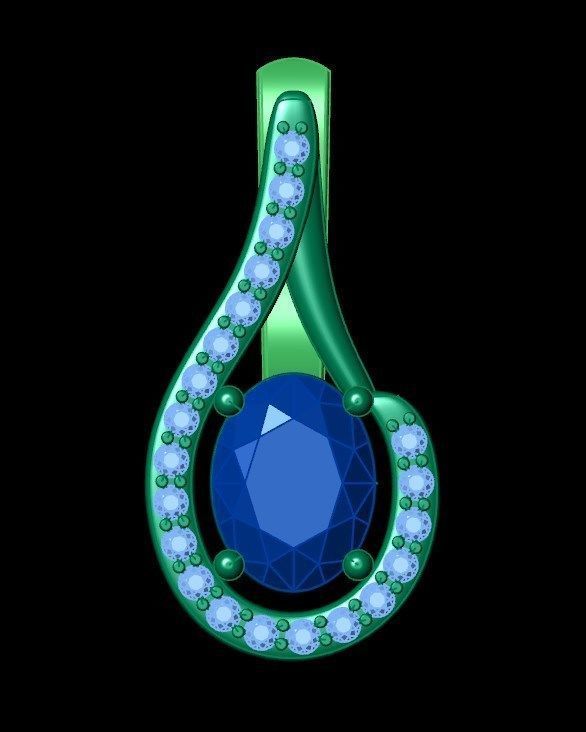 Earrings 50 3D print model_5