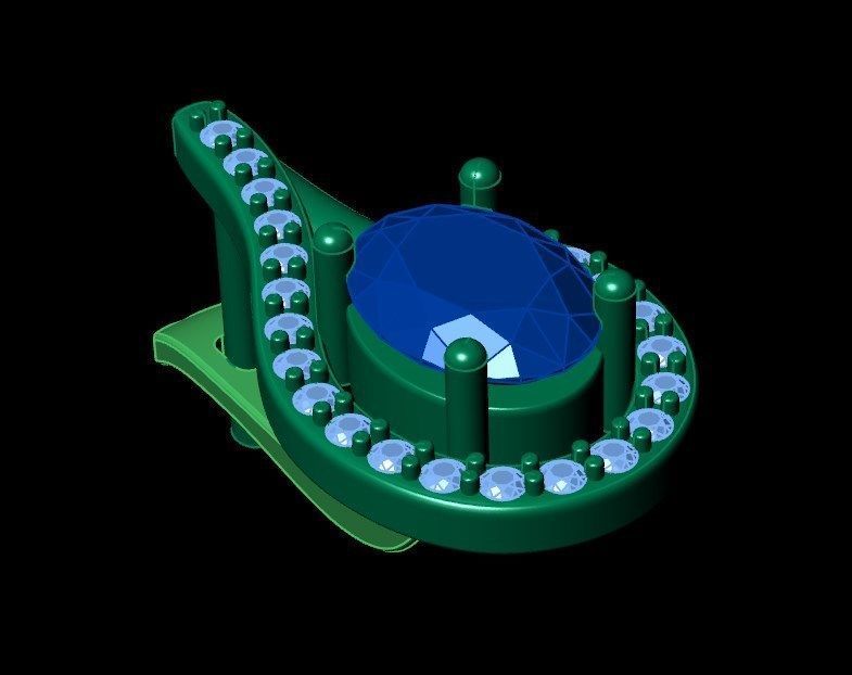 Earrings 50 3D print model_6