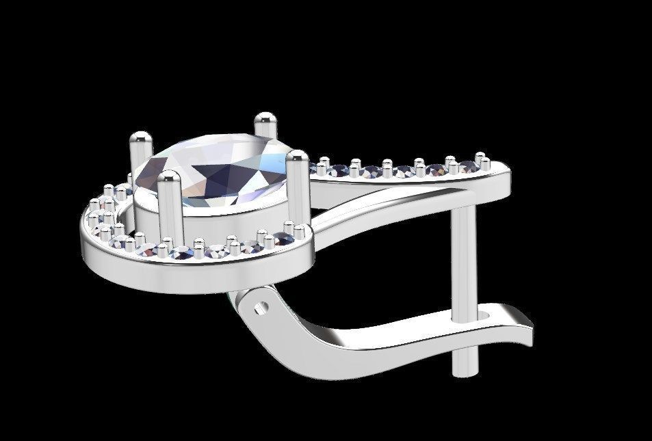 Earrings 50 3D print model_9