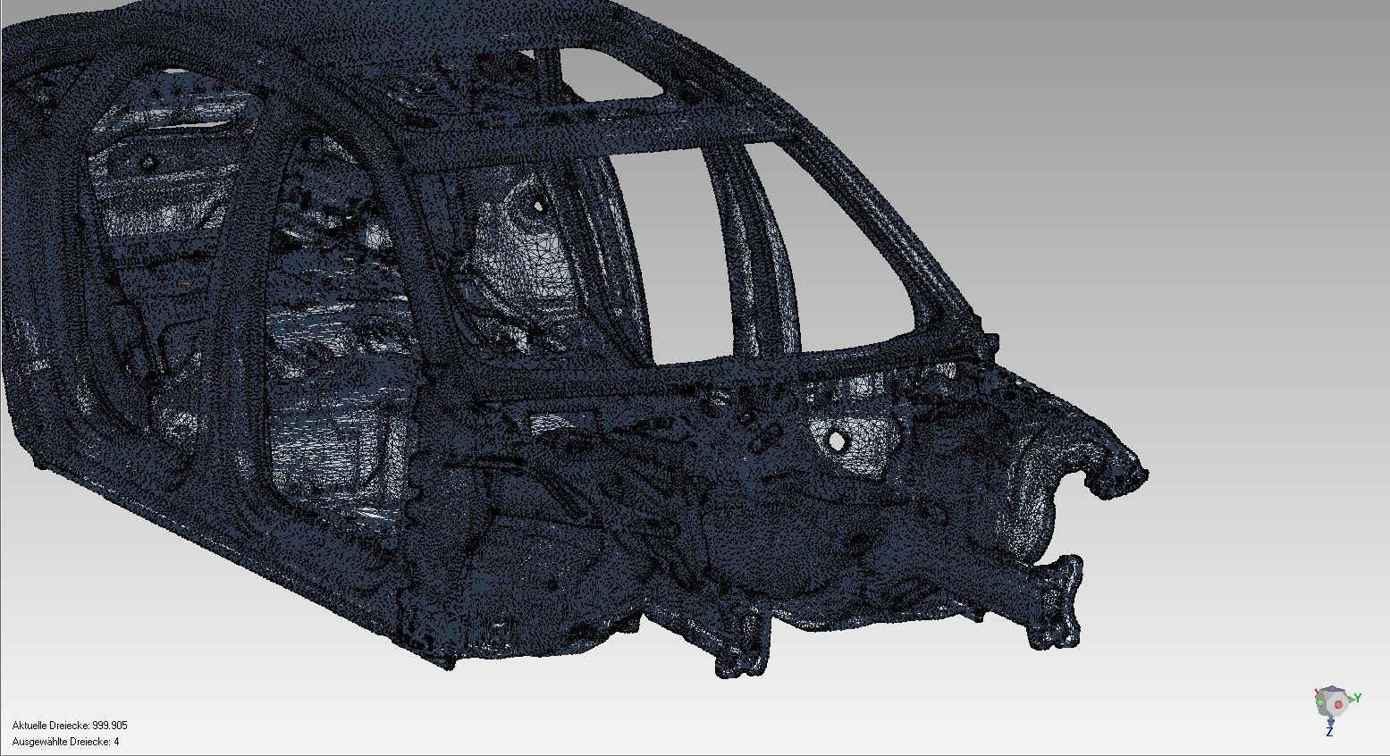 Automotive Car Body - Body in White 3D print model_7