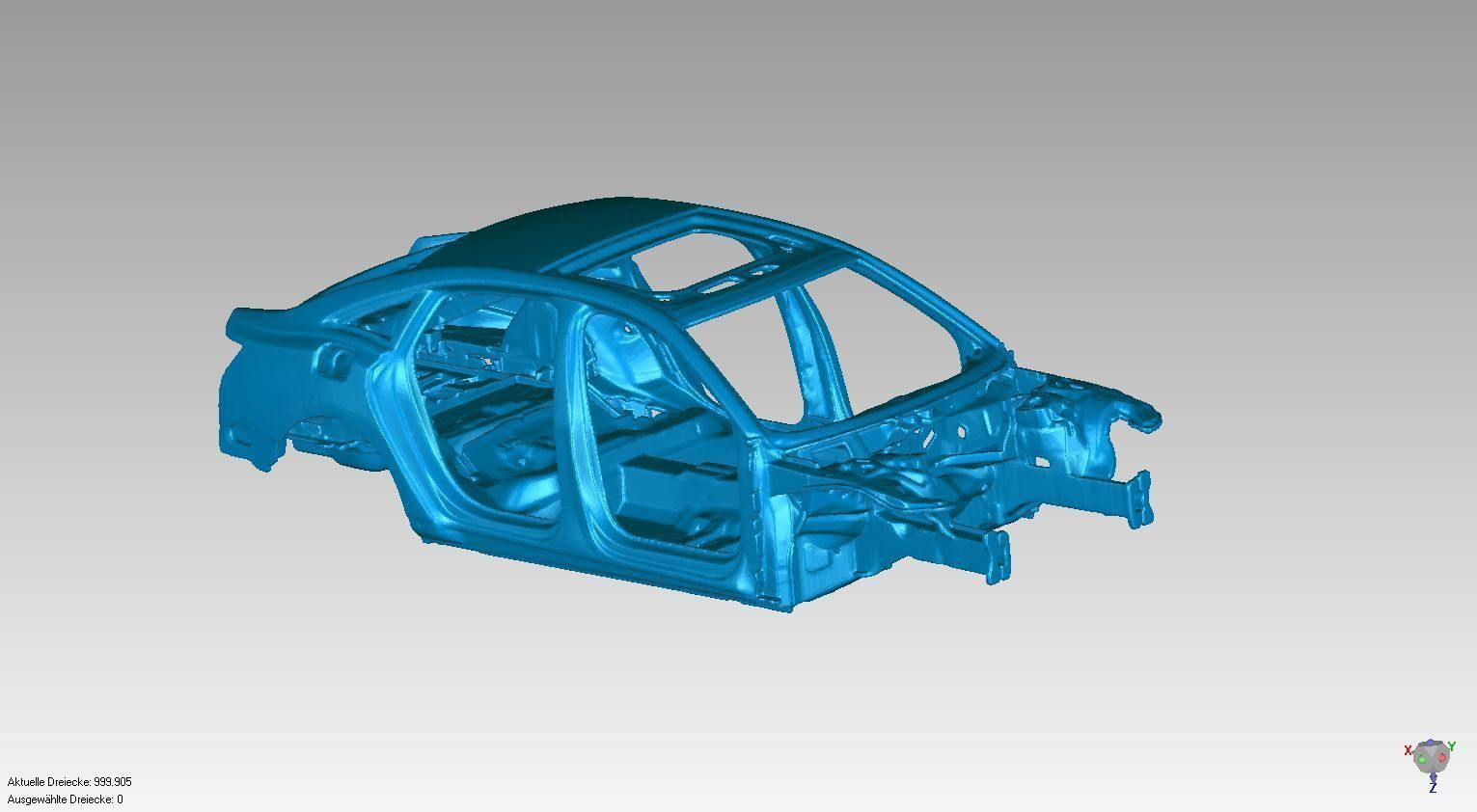 Automotive Car Body - Body in White 3D print model_1