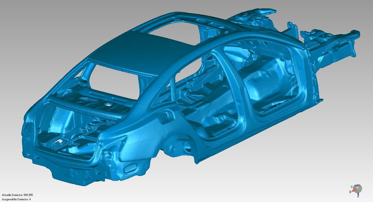 Automotive Car Body - Body in White 3D print model_2