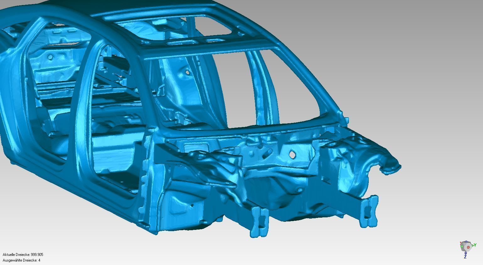 Automotive Car Body - Body in White 3D print model_4